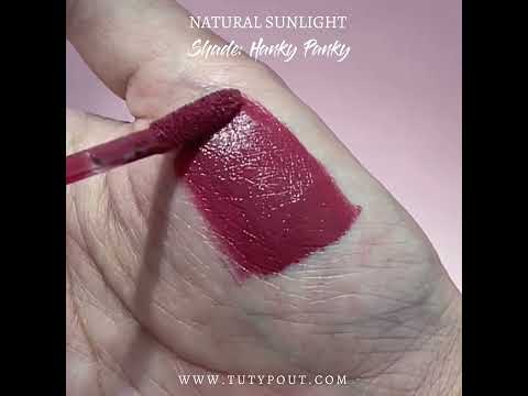 TUTY POUT - Satin Hydrating Lip Cream | Vegan & Cruelty-free Makeup (Hanky Panky)